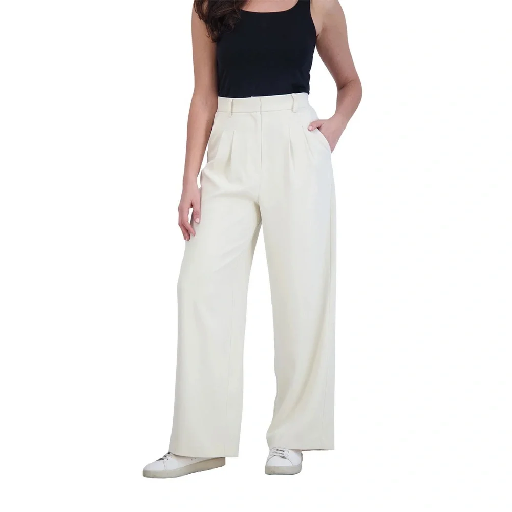 NWT French Connection Women's Wide Leg Trouser - Picture 8 of 16